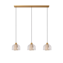 GUNHILD lampa wisząca 3xE27 Transparant 30460/03/60 Lucide - zdjęcie dodatkowe 1